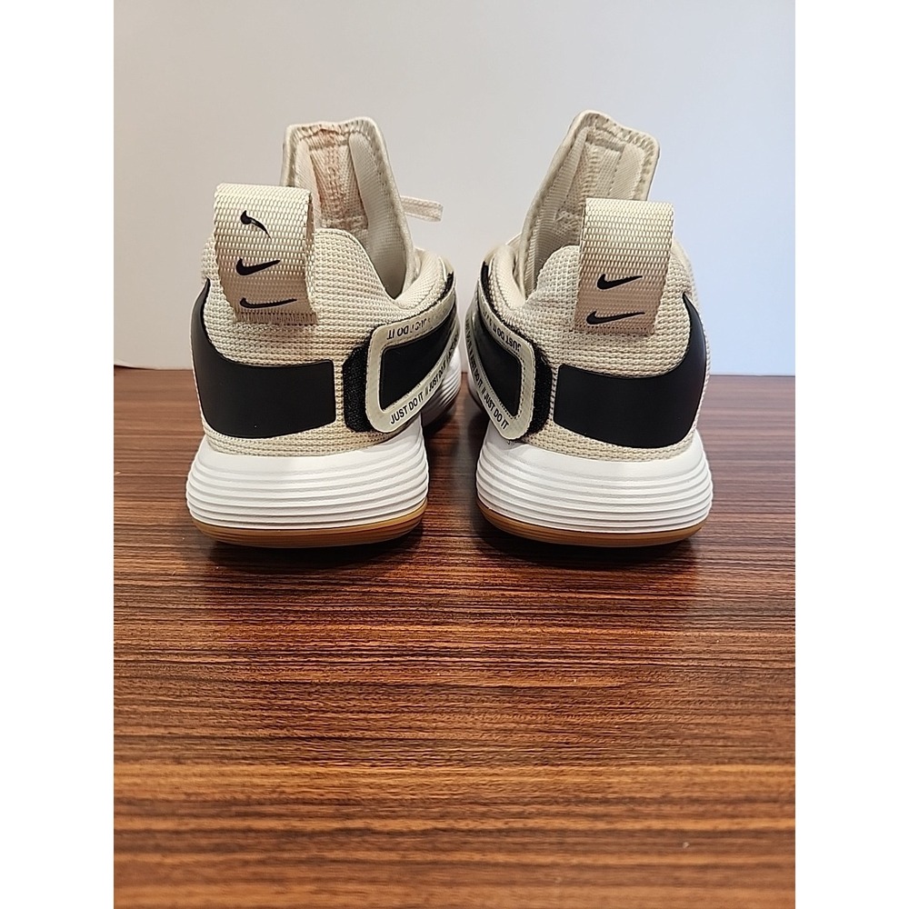 Nike React Hyperset Volleyball Shoes Mens 7.5 Women's 9 White/Black Just Do It - Picture 8 of 11
